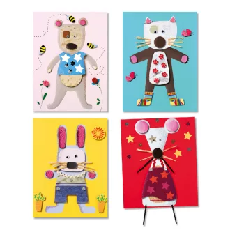   Djeco Kollázs műhely - Kicsiknek - Collages for little ones