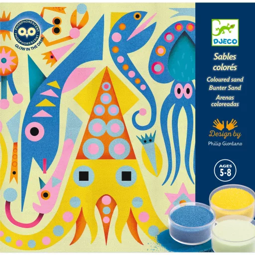 Djeco Homokkép készítés - A tenger fényei - Sea lights