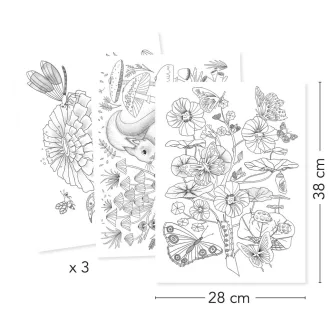   Djeco Művészeti műhely - Természetes színezők mappa - Naturalist