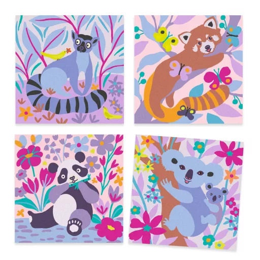 Djeco Homokkép készítés - Bársonyos mancsok - Velvety paws