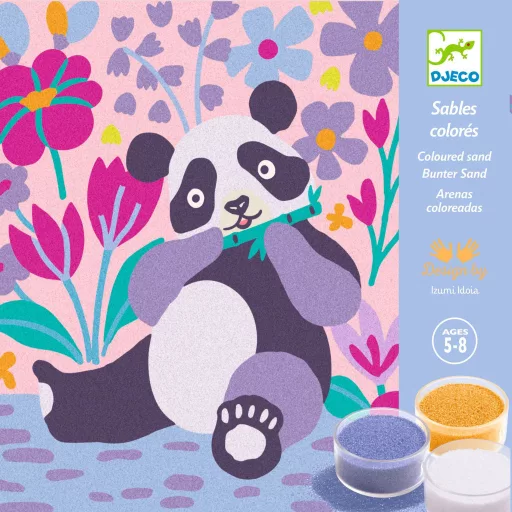 Djeco Homokkép készítés - Bársonyos mancsok - Velvety paws