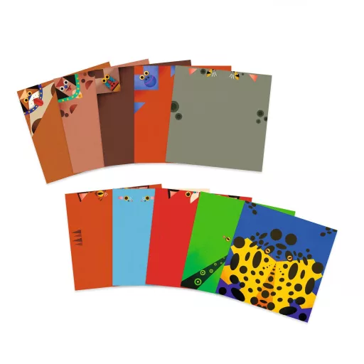 Djeco Origami - Ugró állatok - Jumping animals