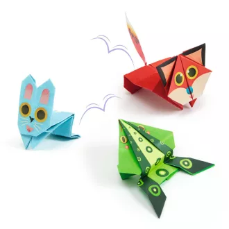 Djeco Origami - Ugró állatok - Jumping animals