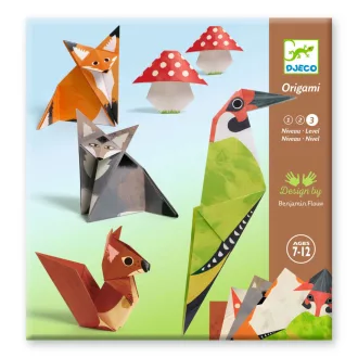 Djeco Origami - Erdei séta - Forest walk
