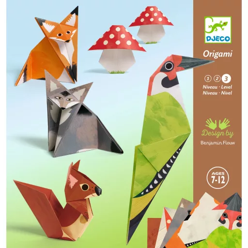 Djeco Origami - Erdei séta - Forest walk
