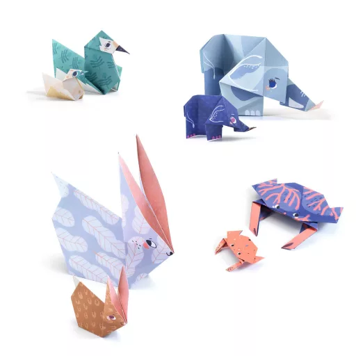 Djeco Origami - Állati család - Family