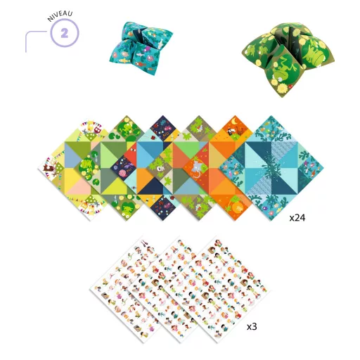 Djeco Origami - Sótartó - Origami bird game