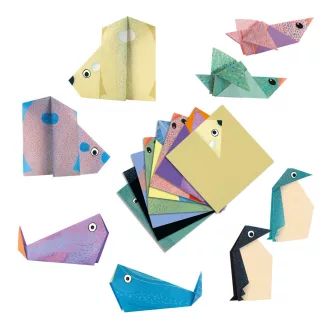 Djeco Origami - Sarkkör állatai - Polar animals