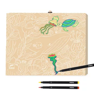   Djeco Ecsetfilc készlet - Első festő filcek 24 db - First brush pens box