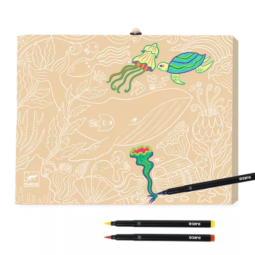 Djeco Ecsetfilc készlet - Első festő filcek 24 db - First brush pens box