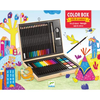   Djeco Kreatív készlet - Festő és rajz készlet - Color box