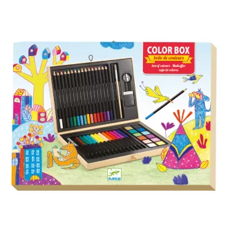   Djeco Kreatív készlet - Festő és rajz készlet - Color box