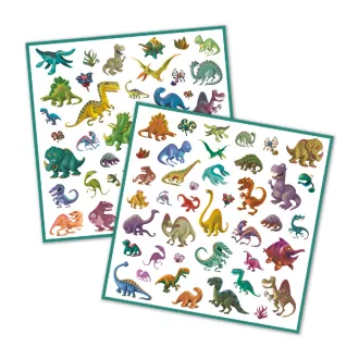 Djeco Matricák - Dinoszauruszok - Dinosaurs