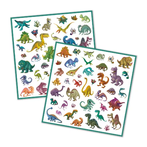 Djeco Matricák - Dinoszauruszok - Dinosaurs