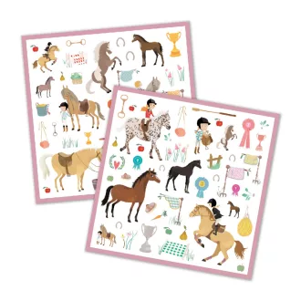 Djeco Matricák - Lovak - Horses