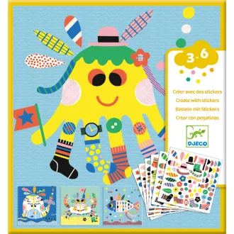   Djeco Matricázó képkészítés - Tengeri lények - Sea creatures