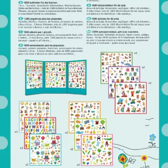   Djeco Matricák - 1000 matrica - 1000 stickers for little ones