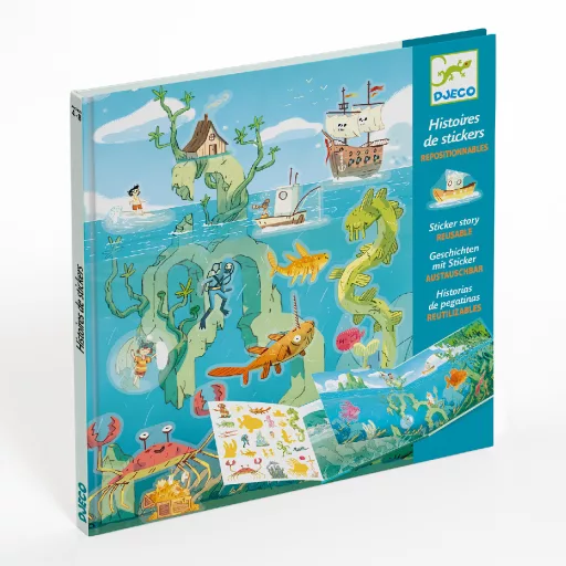 Djeco Matricás meseszövés - Kalandok a tengeren - Adventures at sea