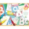 Djeco Kreatív készlet - Kiszínezett vicces ABC nagybetűim - A world to create, letters