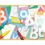 Djeco Kreatív készlet - Kiszínezett vicces ABC nagybetűim - A world to create, letters