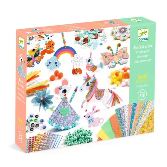   Djeco Kollázs műhely - Kreatív alkatrészek nagy készlete - Creativity kit