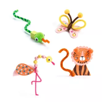   Djeco Kreatív készlet - Vadon élő állatok - Jungle Animal Creation Box