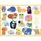 Djeco Matricák - Összetartozás - Coloured stickers mums and babies