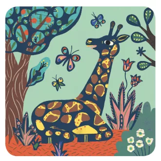 Djeco Karckép technika - Nagy állatok - Big animals