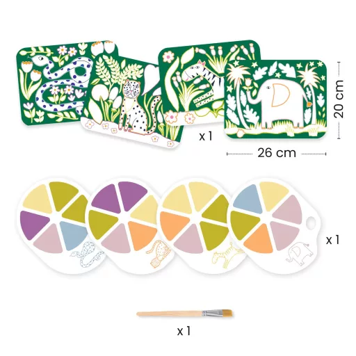 Djeco Palettafestés - Vadon - Palette painting - Wild one