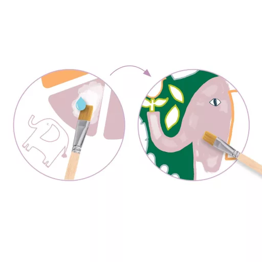 Djeco Palettafestés - Vadon - Palette painting - Wild one