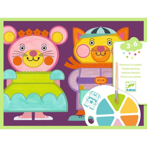 Djeco Palettafestés - Pufók pofik - Palette painting - Chubby cheeks