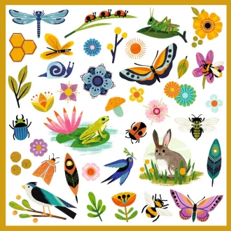 Djeco Matricák - Kertlakók - Garden