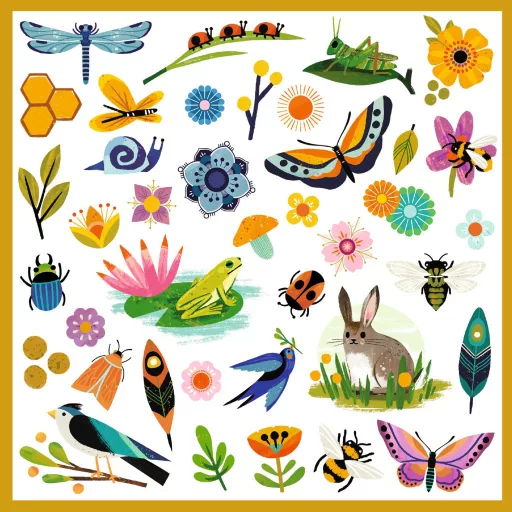 Djeco Matricák - Kertlakók - Garden