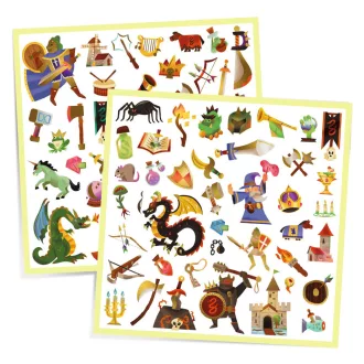   Djeco Matricák - Középkori fantáziavilág - Medieval fantasy