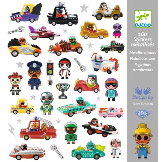   Djeco Matricák - A CRAZY MOTORS világa - The world of CRAZY MOTORS