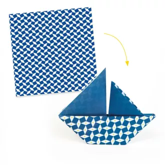   Djeco Origami 100 lapos készlet - Nyár, 10 x10 grafikával - Natsu