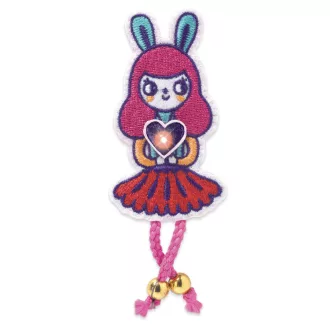   Djeco E-textil műhely - Nyuszilány kitűző - Brooch - Bunny girl