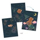 Djeco Kreatív műhely - 6 technika 1 dobozban - Bájos bolyhos - Fluffy box