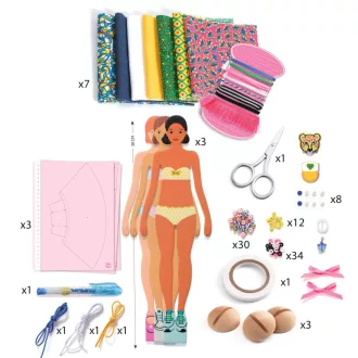   Djeco Divattervező műhely - Manka kollekciója - Fashion by Magali