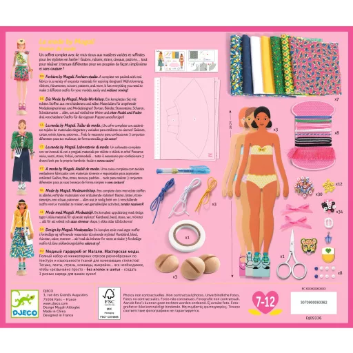 Djeco Divattervező műhely - Manka kollekciója - Fashion by Magali