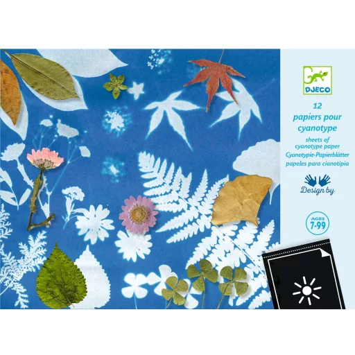 Djeco Művészeti műhely - Papírok a Cianotípia technikához - Cyanotype Paper