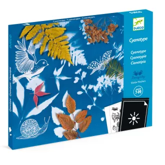   Djeco Művészeti műhely - Napnyomat kezdő készlet - Cyanotype Starter Kit