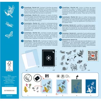   Djeco Művészeti műhely - Napnyomat kezdő készlet - Cyanotype Starter Kit