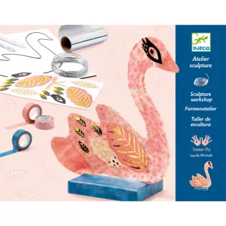   Djeco Művészeti műhely - Szoborkészítés - A hattyú - The swan