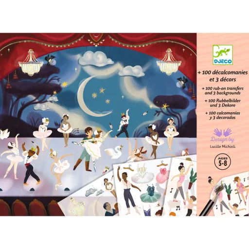 Djeco Satírozó képkészítés - Kis balett-táncosok - Little ballet dancers