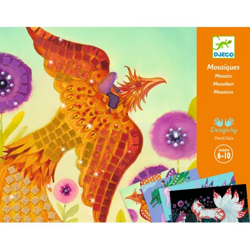 Djeco Mozaikkép készítés - Mítikus lények - Mythical Creatures