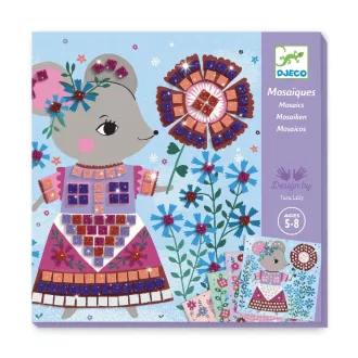   Djeco Mozaikkép készítés - Édes háziállatok - Lovely pets