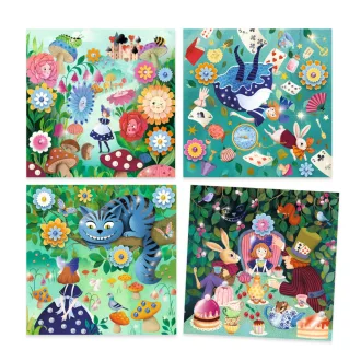   Djeco Művészeti műhely - Meseillusztráció, Alíz Csodaországban - In Wonderland