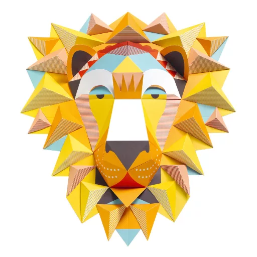 Djeco Falikép készítés 3D-ben - Állatok királya - The King poster 3D