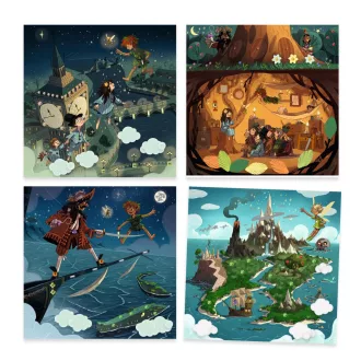   Djeco Művészeti műhely - Meseillusztráció, Pán Péter - Peter Pan